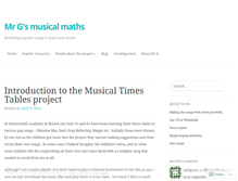 Tablet Screenshot of musicalmaths.com